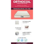 OrthoCoil Sensuous Bonnell Spring Mattress White In Single, Super Single, Queen and King Size