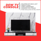 Dew Series Living Room TV Console with LED Backlight in 7 Design