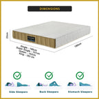 Honey Posture Sense 9" iCOOL Technology/High Density Foam Mattress - All Sizes Available