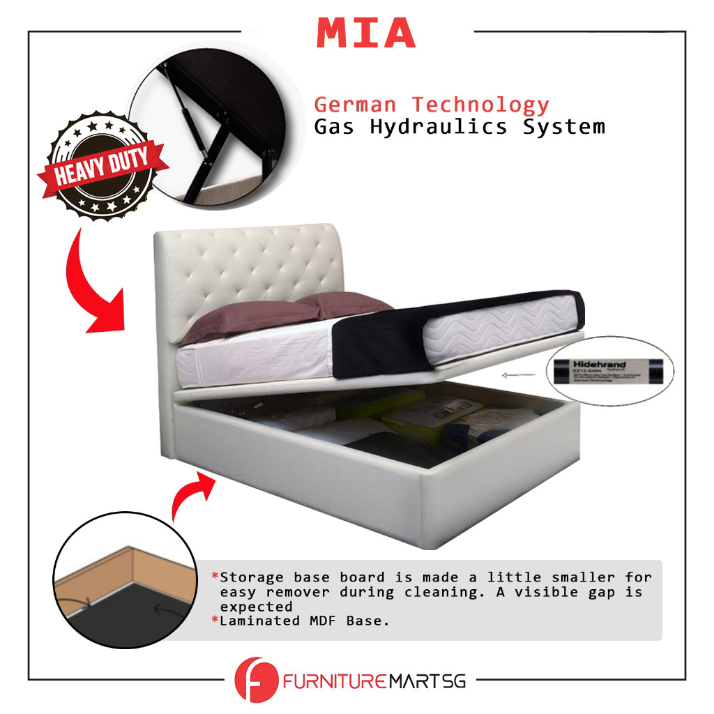 Diomire Mia 14"/16"/18" SBD Storage Bed Pet Friendly Fabric 16 Colors w/ Mattress Add-On