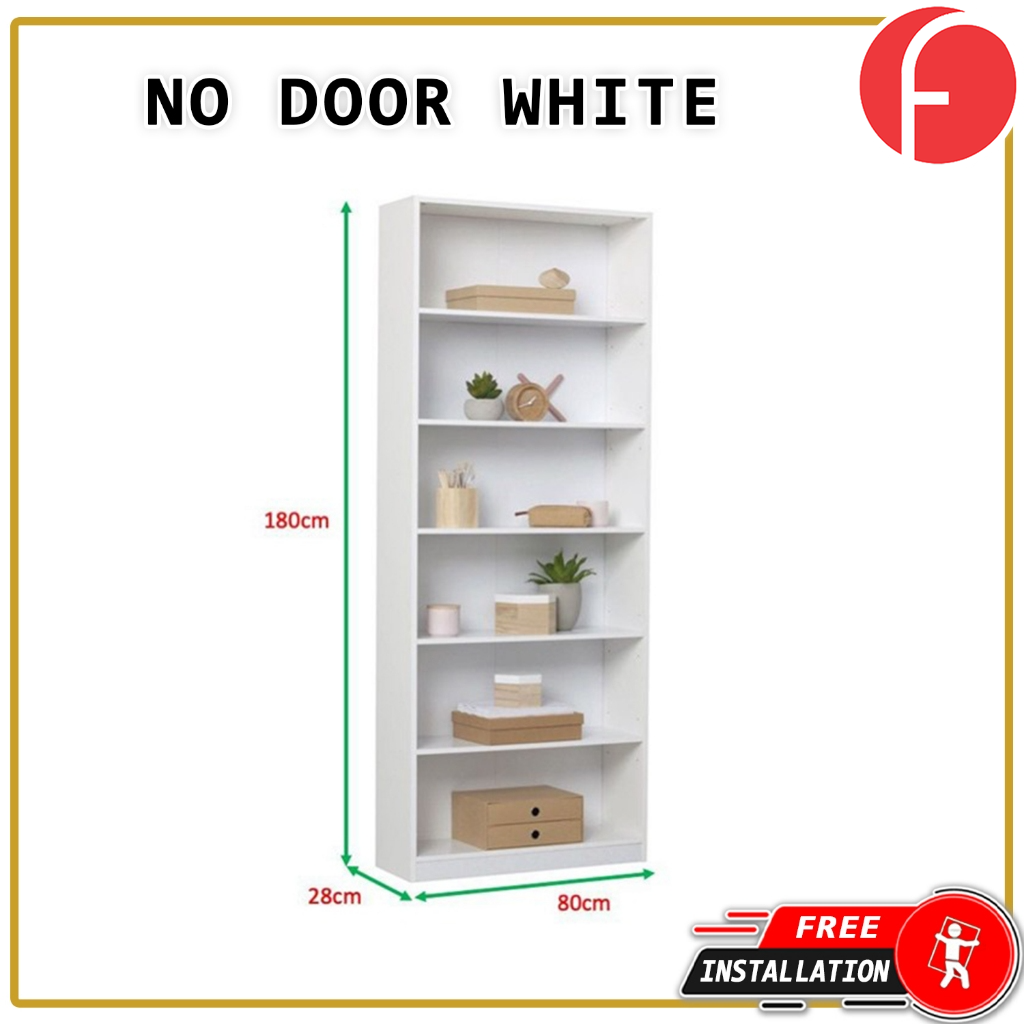 LARDY Series Book Cabinet Book Shelves in 5 Colours