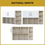 Inari Floating Display Shelf hanging Cabinet Laminated Board in 2 Colours