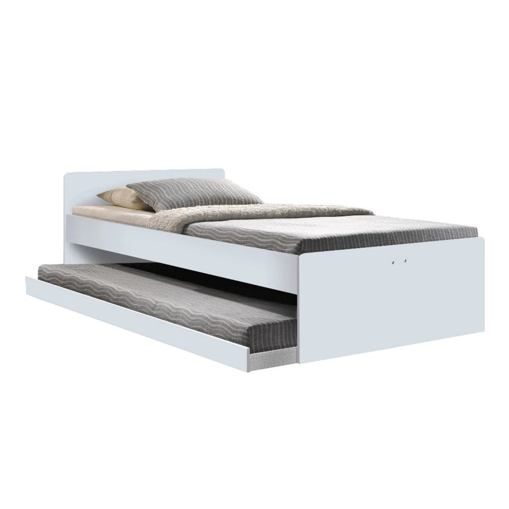 Sobee Single/Super Single Bed with Drawers of Pull-out Bed / Fully Laminated Board