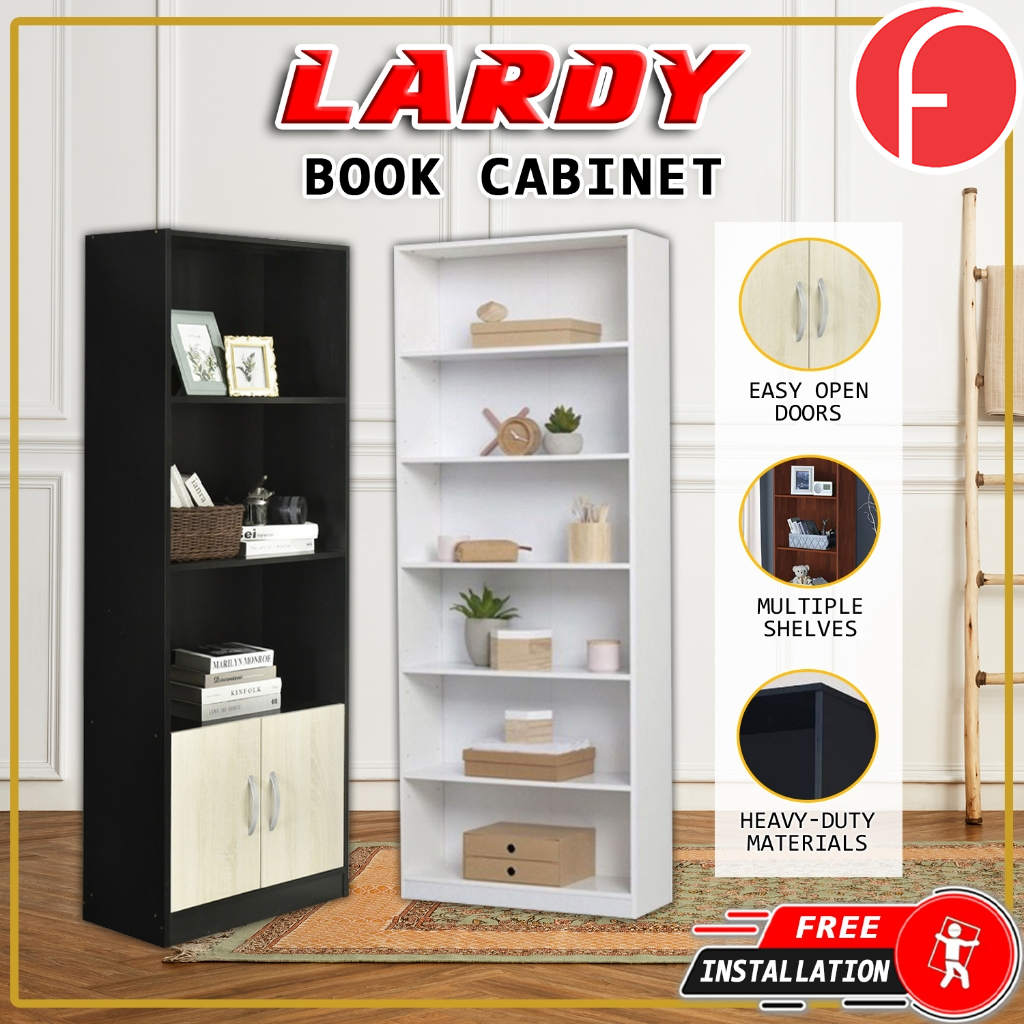 LARDY Series Book Cabinet Book Shelves in 5 Colours