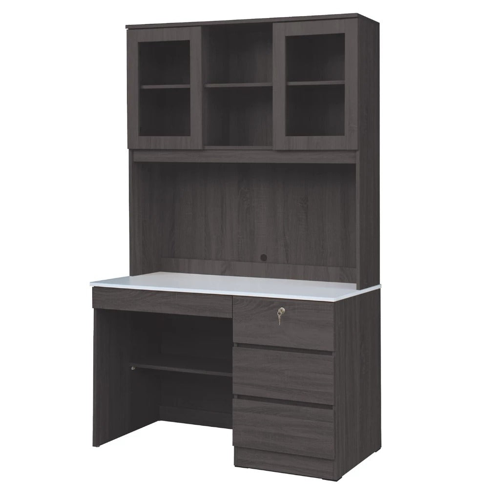 Furnituremart Tonee Study Computer Office Table with Drawer w/ Lock in 4 Colours