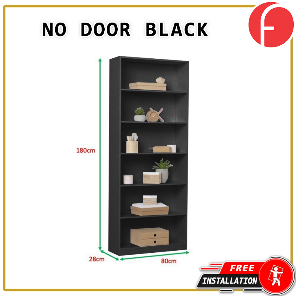 LARDY Series Book Cabinet Book Shelves in 5 Colours