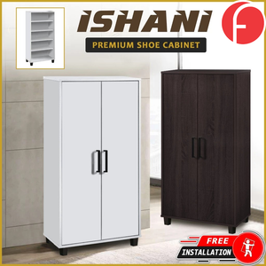 Ishani Shoe Cabinet Soft Closing Fully Laminated Back Panel Thick Particle Board