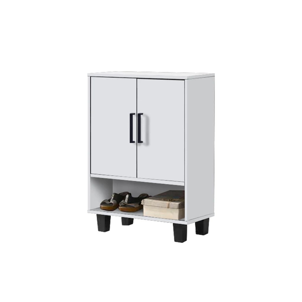 Flynn Shoe Cabinet Soft Closing Fully Laminated Back Panel Thick Particle Board