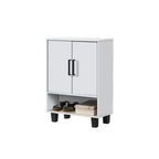 Flynn Shoe Cabinet Soft Closing Fully Laminated Back Panel Thick Particle Board