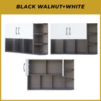 Inari Floating Display Shelf hanging Cabinet Laminated Board in 2 Colours