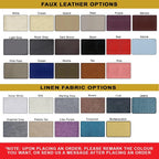 Basic Series Leather Divan Bed Frame In Single, Super Single, Queen and King Size