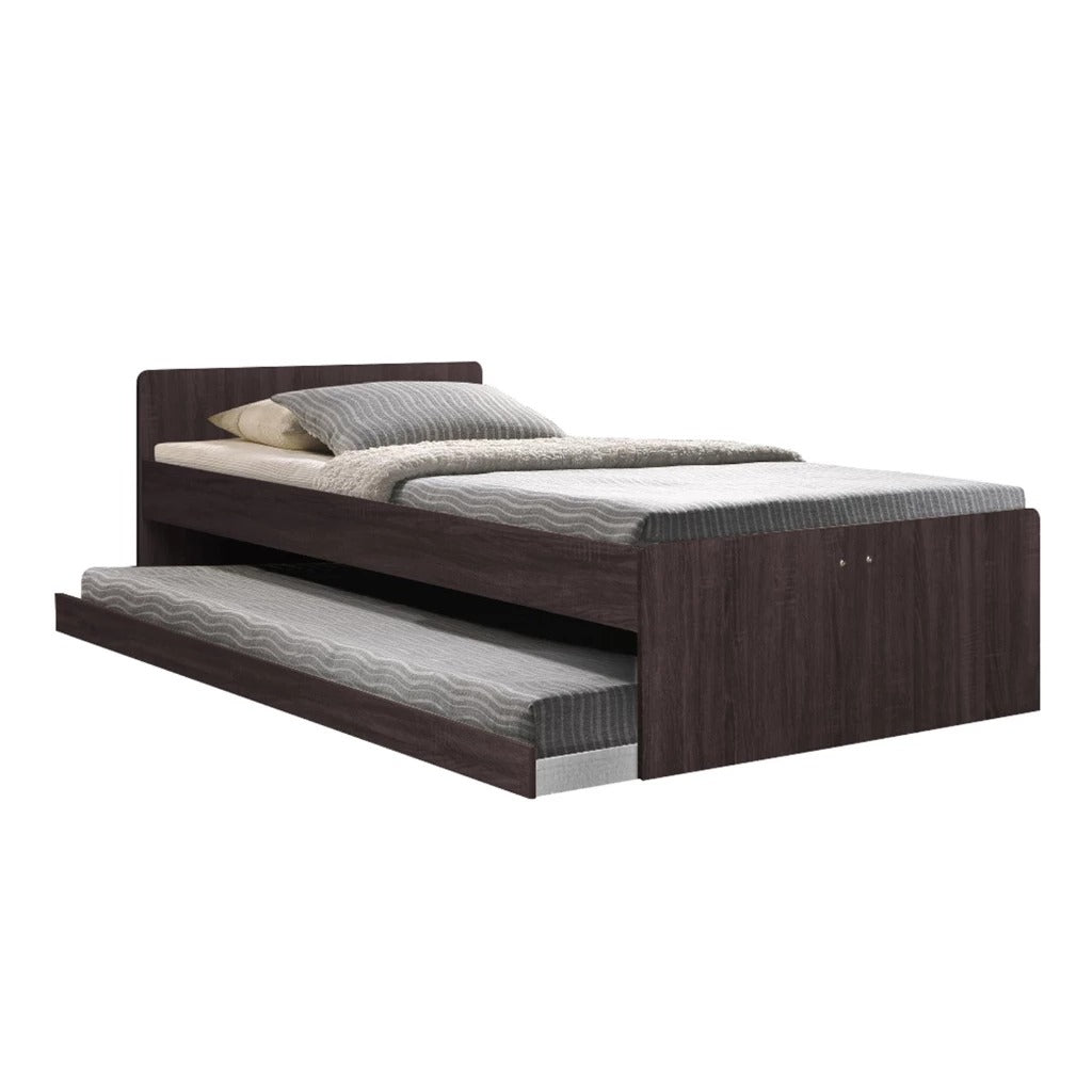 Sobee Single/Super Single Bed with Drawers of Pull-out Bed / Fully Laminated Board