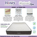 Diomire Astrid 14"/16"/18" SBD Storage Bed PetFriendly Scratch-resist Fabric-w/ Mattress
