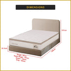 Amour Platform Divan Bed Frame PetFriendly Scratch Resist All Sizes w/ Mattress Option
