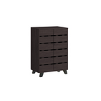 Lumi 4 Tier Premium Shoe Cabinet Soft Closing Fully Laminated Back Panel in 3 Colours