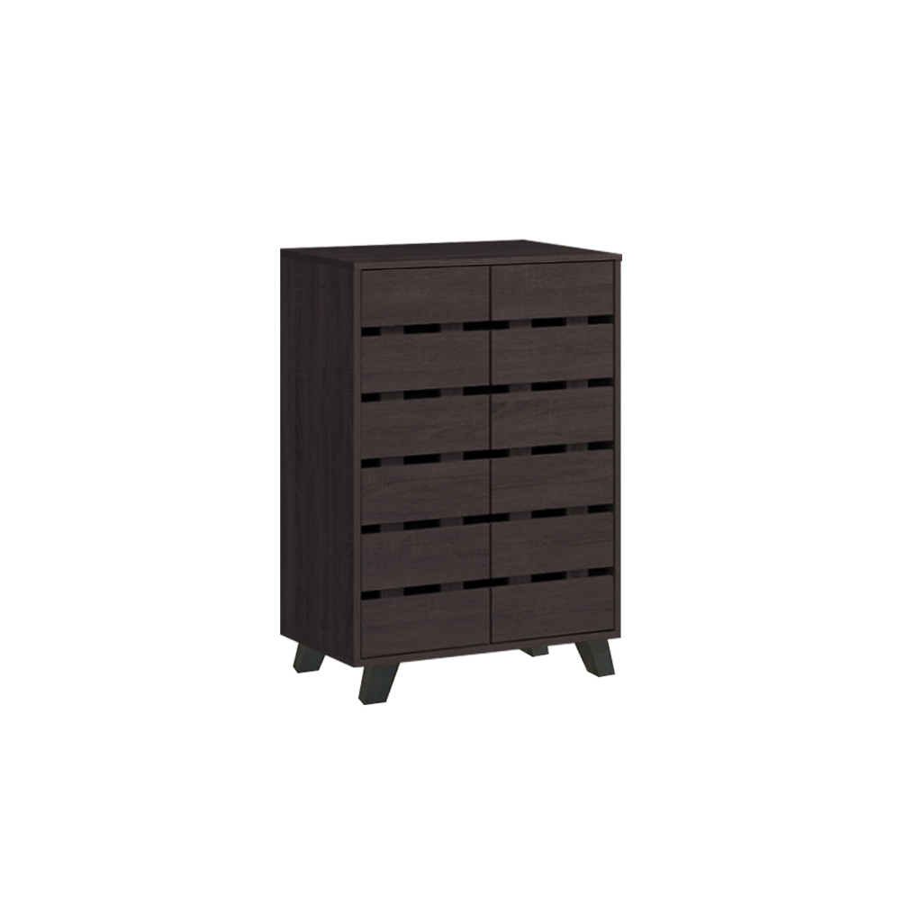 Lumi 4 Tier Premium Shoe Cabinet Soft Closing Fully Laminated Back Panel in 3 Colours