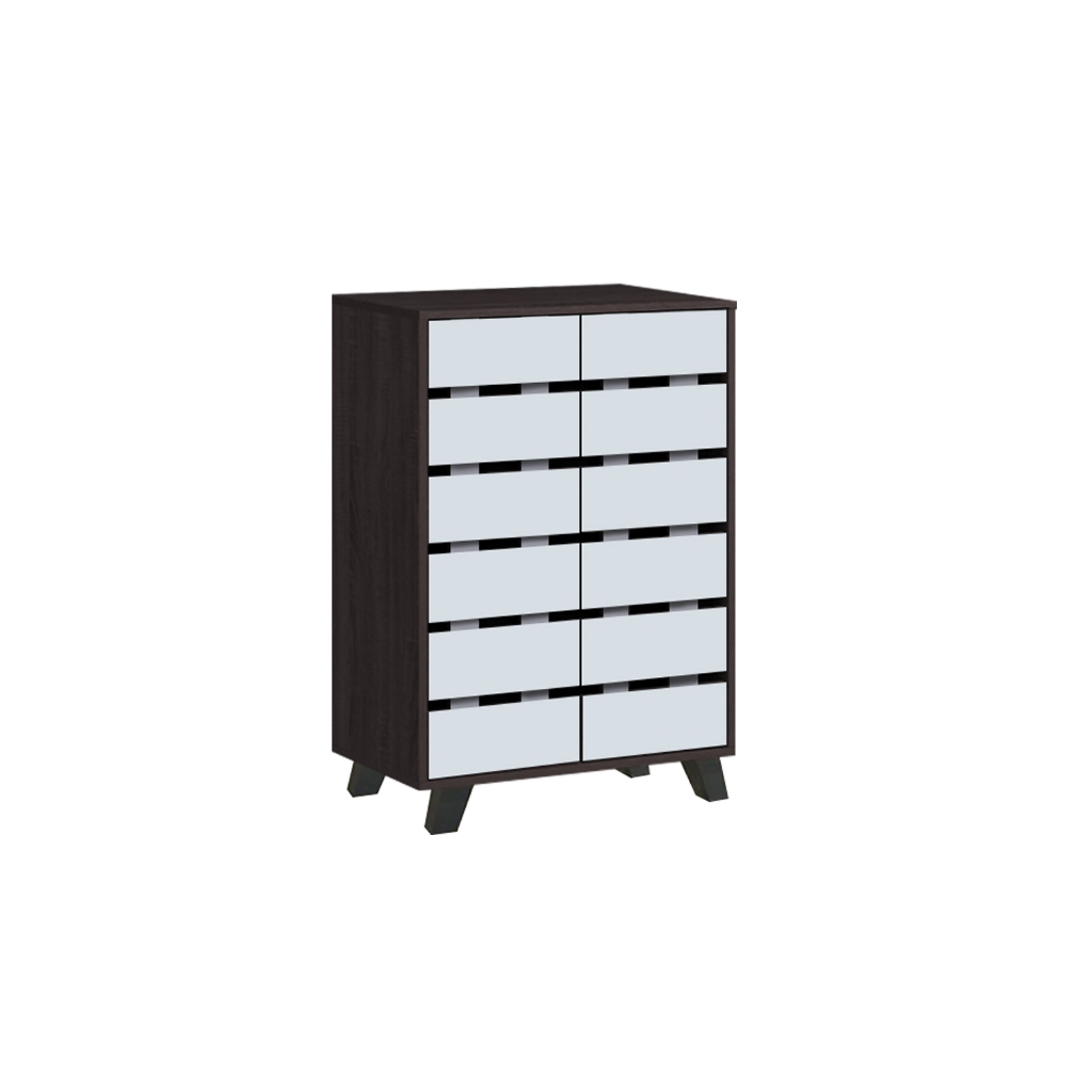Lumi 4 Tier Premium Shoe Cabinet Soft Closing Fully Laminated Back Panel in 3 Colours