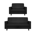 Dorcas 2/3 Seater Fabric/ Leather Sofa Set With Ottoman w/ Pet-Friendly Option