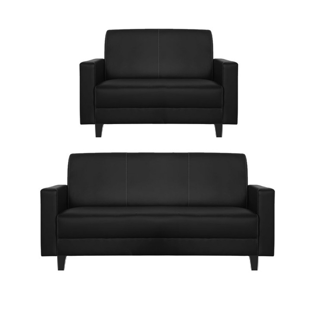 Dorcas 2/3 Seater Fabric/ Leather Sofa Set With Ottoman w/ Pet-Friendly Option