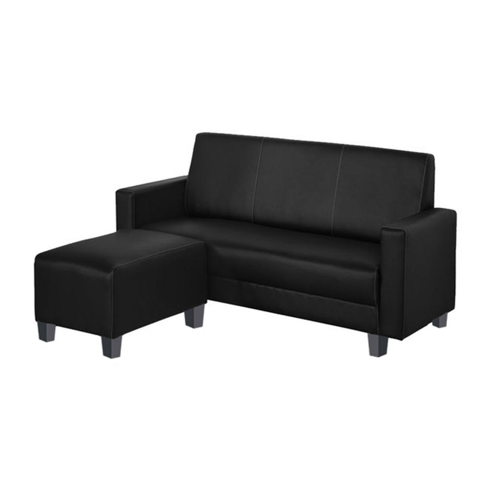 Dorcas 2/3 Seater Fabric/ Leather Sofa Set With Ottoman w/ Pet-Friendly Option