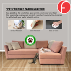 Orson 3-Seater L-Shaped Sofa with Storage High Density Foam w/ PetFriendly Options