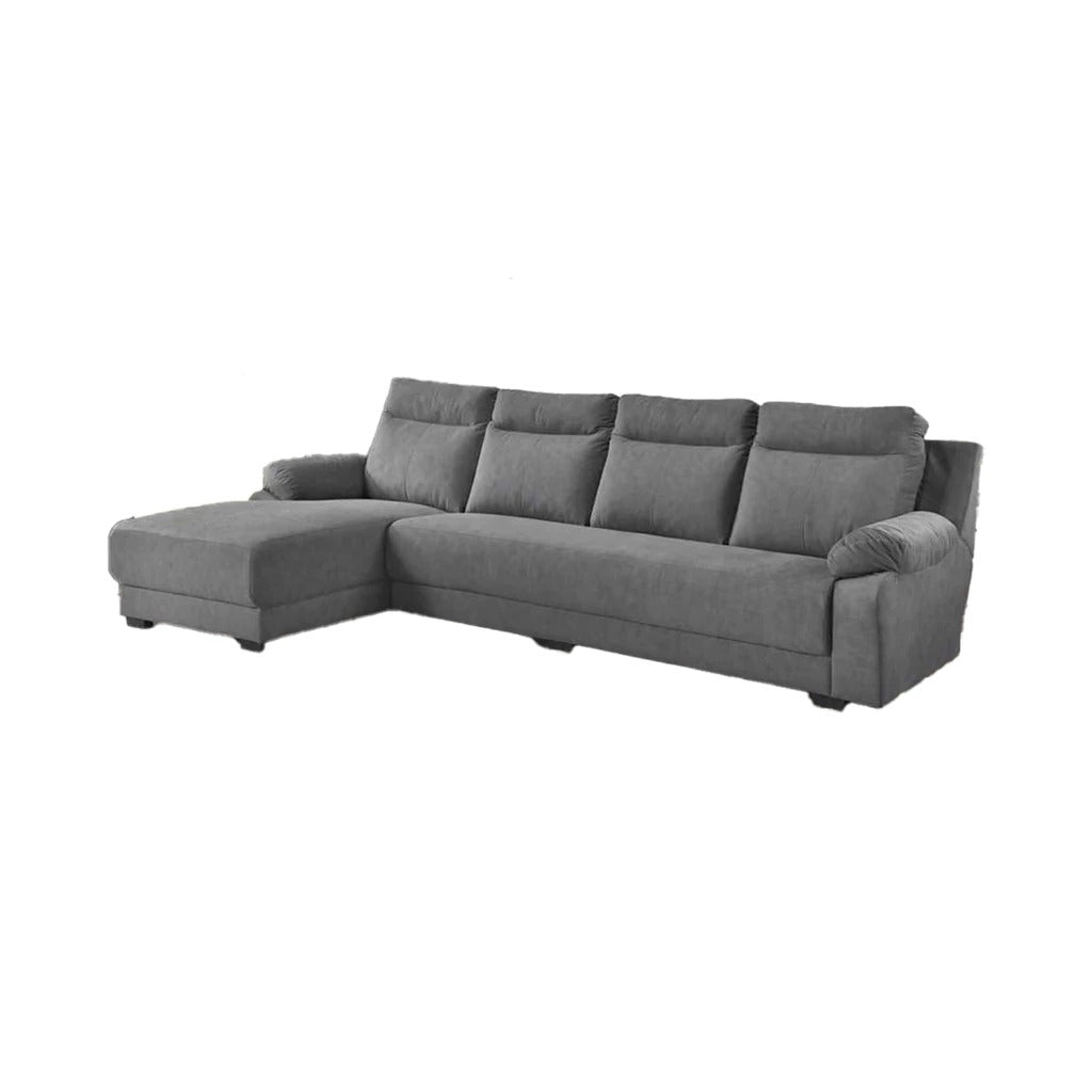 Blanca 4 Seater Left and Right L-Shaped Sofa in 47 Colour -w/ PetFriendly Fabric/Leather