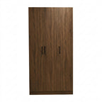 Percy Premium 3 Feet 3 Doors Wardrobe Laminated Back Panel - Free Install
