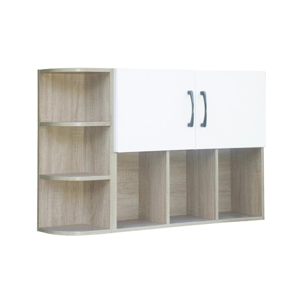 Inari Floating Display Shelf hanging Cabinet Laminated Board in 2 Colours