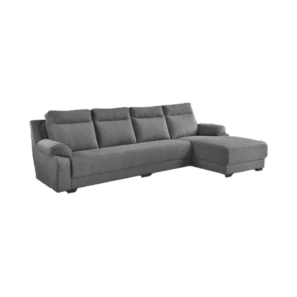 Blanca 4 Seater Left and Right L-Shaped Sofa in 47 Colour -w/ PetFriendly Fabric/Leather