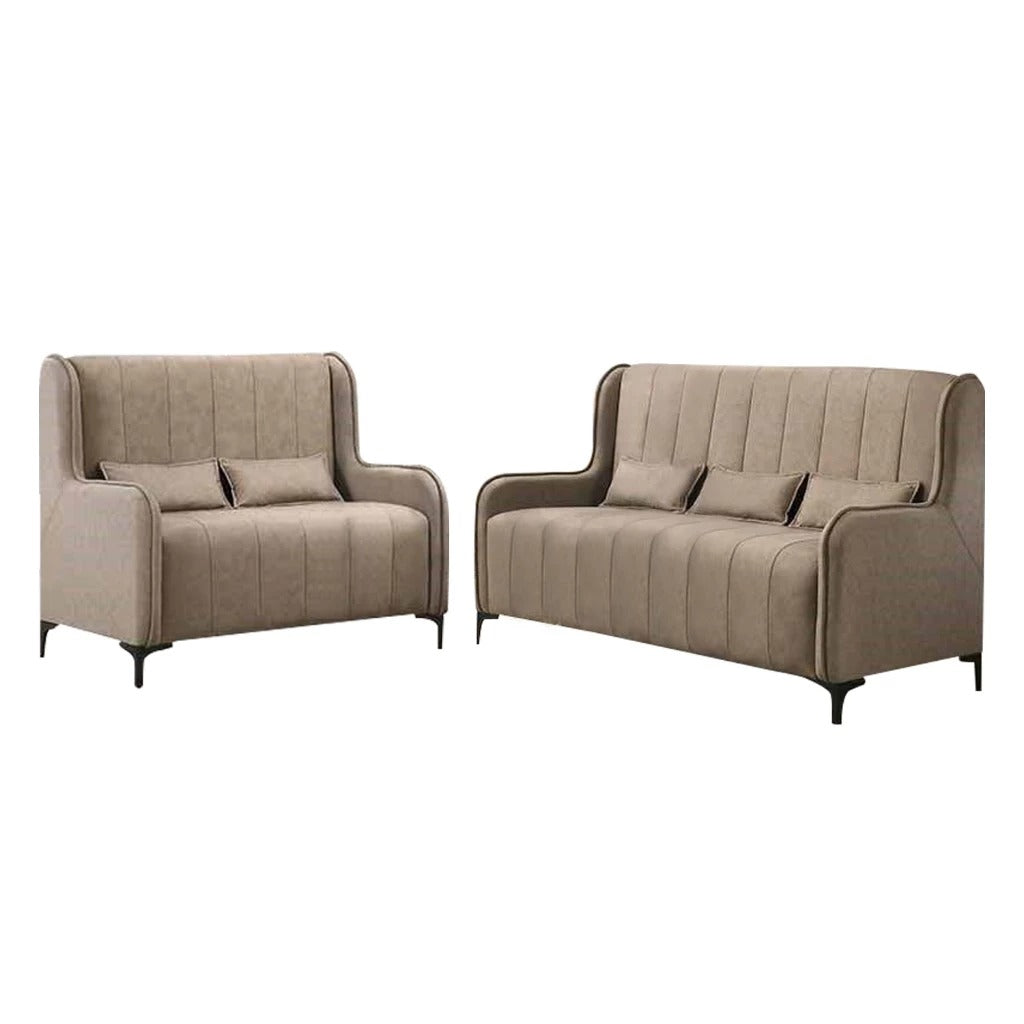 Odette High Back 2-Seater + 3-Seater Sofa Webbing with Foam - w/ PetFriendly Option
