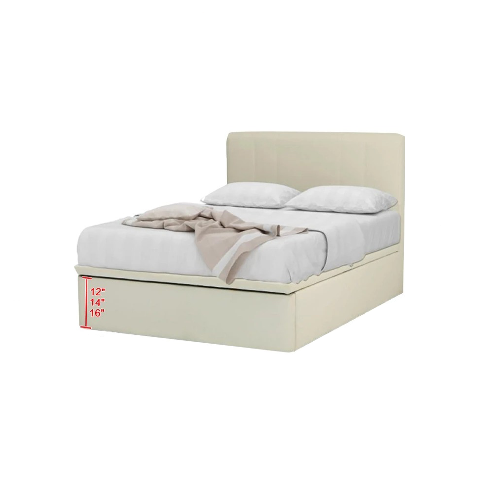 Spanish 14"/16"/18" SBD Storage Bed PetFriendly Scratch-resist w/ Mattress - All Size