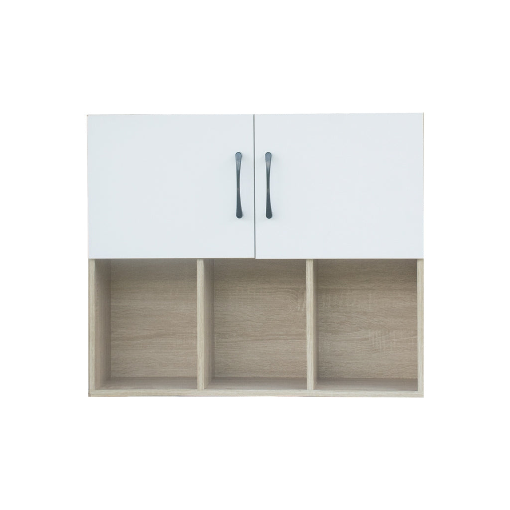 Inari Floating Display Shelf hanging Cabinet Laminated Board in 2 Colours