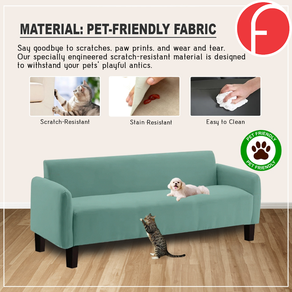 Heman 2-Seater/3-Seater Modern Sofa - w/ PetFriendly Scratch-resistant Option