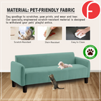 Heman 2-Seater/3-Seater Modern Sofa - w/ PetFriendly Scratch-resistant Option