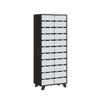 Lumi 8 Tier Premium Shoe Cabinet Soft Closing Fully Laminated Back Panel in 3 Colours
