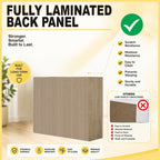 Maisie 2-Door CARB-P2 Certified Board Wardrobe Multi-Purpose Cabinets in 6 Colours. Free Installation.