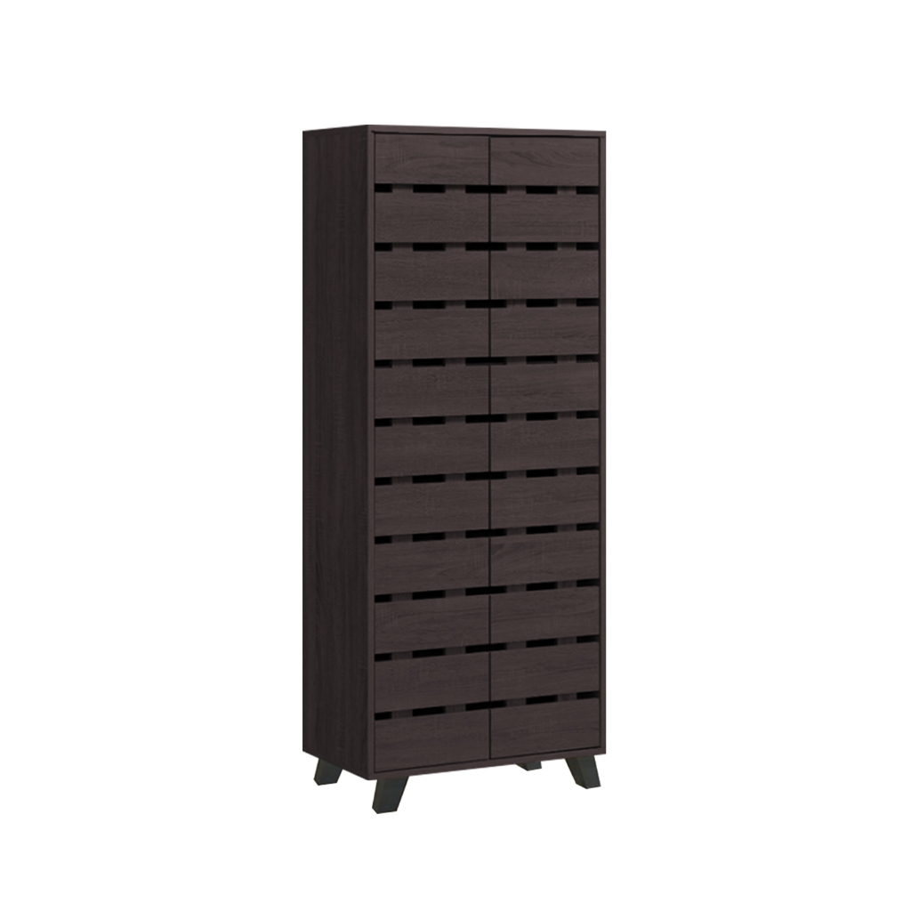 Lumi 8 Tier Premium Shoe Cabinet Soft Closing Fully Laminated Back Panel in 3 Colours