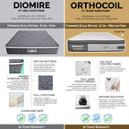 Miller Divan Bed Frame with Foam Padded Headboard - PetFriendly Option / All Sizes