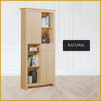 Rimma Series Display Cabinet Book Shelves CARB-P2 Certified Board in 3 Colours