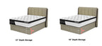Abbarin Leather Storage Bed Frame In Single, Super Single, Queen, and King Size