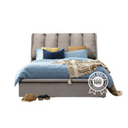 OrthoCoil Garcy Storage Bed Frame Pet Friendly Fabric/Faux Leather - With Mattress Option