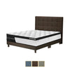 Axia Series Fabric Divan Bed Frame With 4-inch Chrome Legs In Single, Super Single, Queen, And King Size-Bed Frame-Furnituremart.sg
