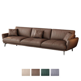 Nordic Inspired Sofa Set In 4 Color Choices Of Premium P.U Leather Upholstery w/ Pet-Friendly Option
