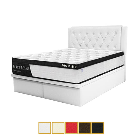 Image of Zen Leather Storage Bed Frame In Single, Super Single, Queen, and King Size-Bed Frame-Furnituremart.sg