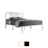 Venice Single & Queen Metal Bed Frame Powder Coated in 2 Colors