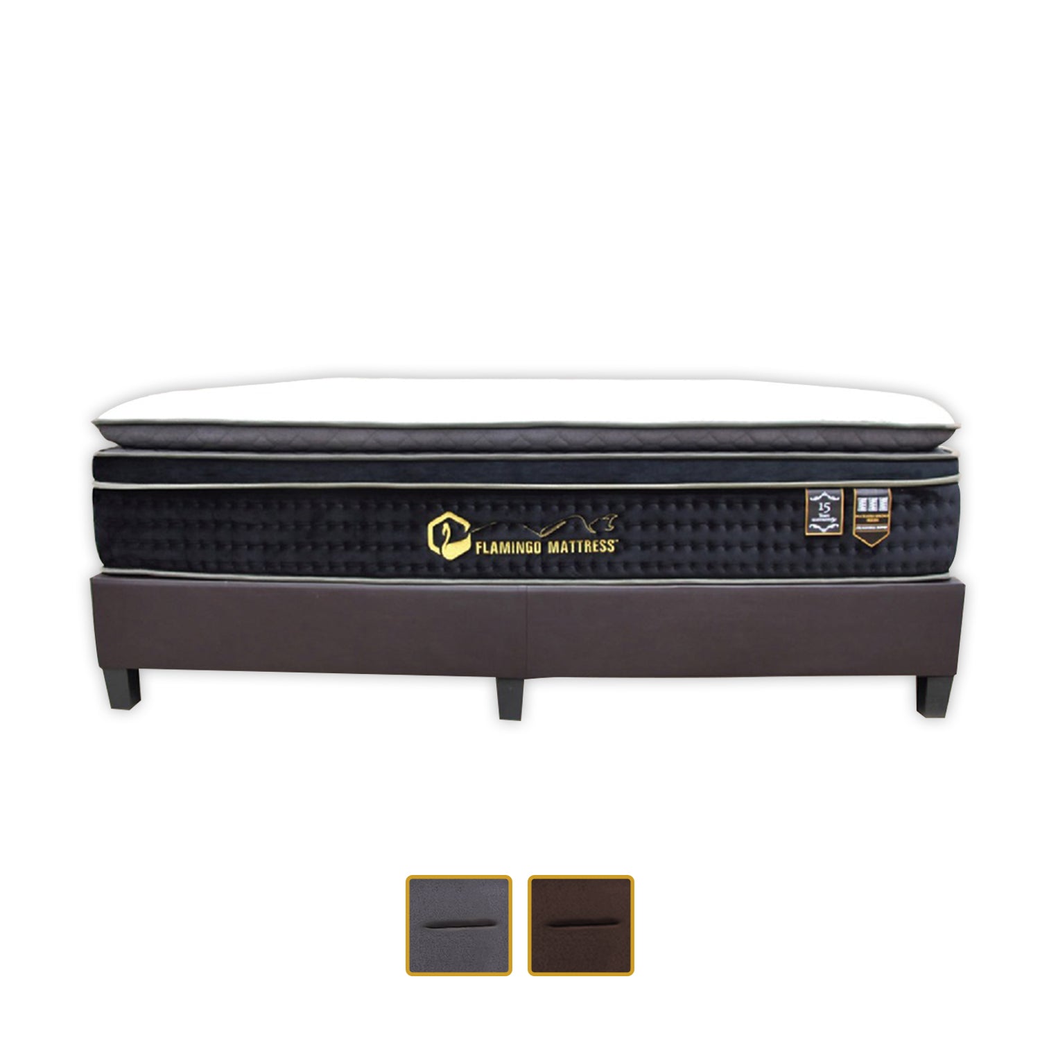 Arctic Series 15" Flamingo 100% Ice Silk Mattress with Optional Storage Bed SBD 14"