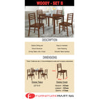 Woody Series 2 Dining Set