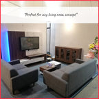 Kayo Coffee Table Modern Style Wood & Marble Design Living Room Furniture