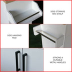 Kiriko Series 2 Low Kitchen Cabinet In White Colour