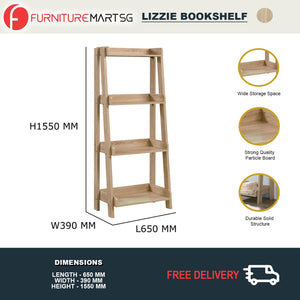 Lizzie Display Rack Cum Bookshelf